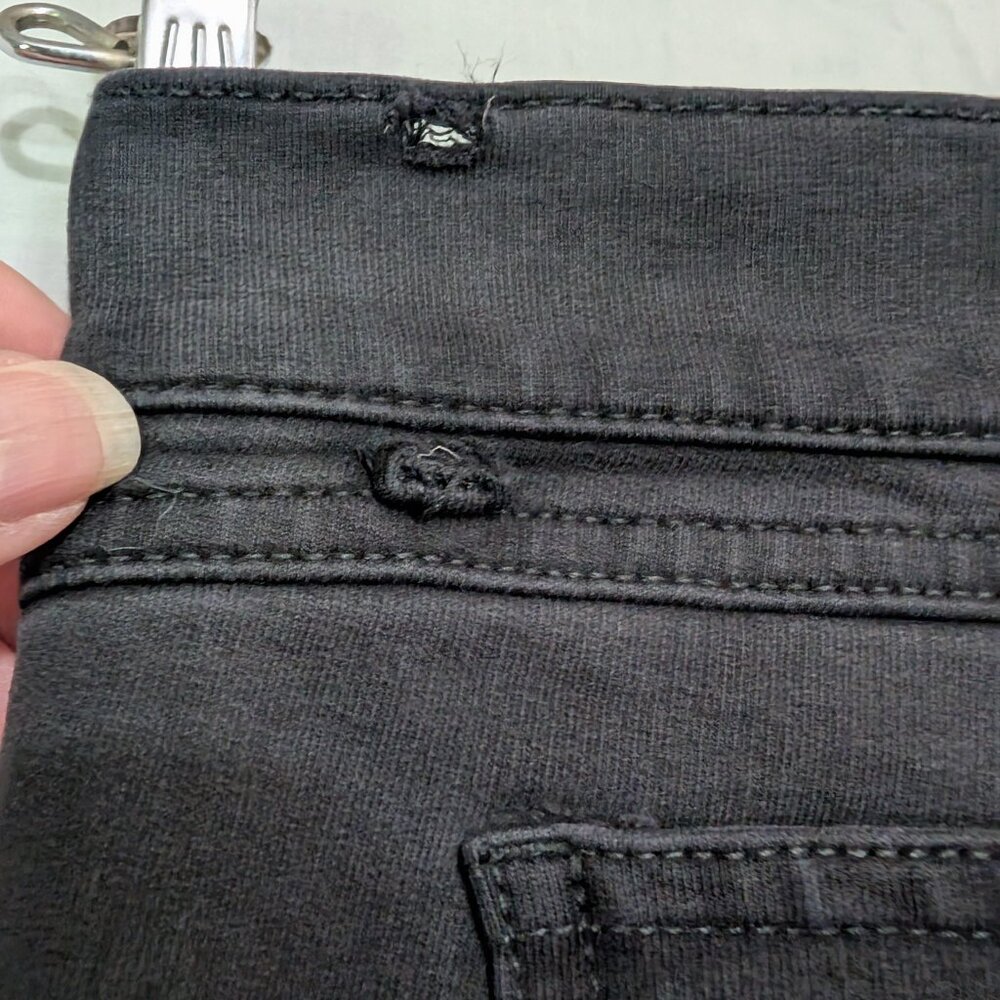 Black Low Rise Skinny Jeans, Size 40 Stretch - Picture 12 of 13